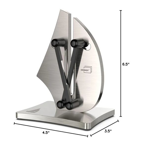 Grihot Stainless Steel Knife Sharpener – 3-Stage Sailboat Design QR-15pro - Picture 4 of 8